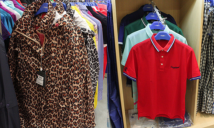 골프웨어의 모습