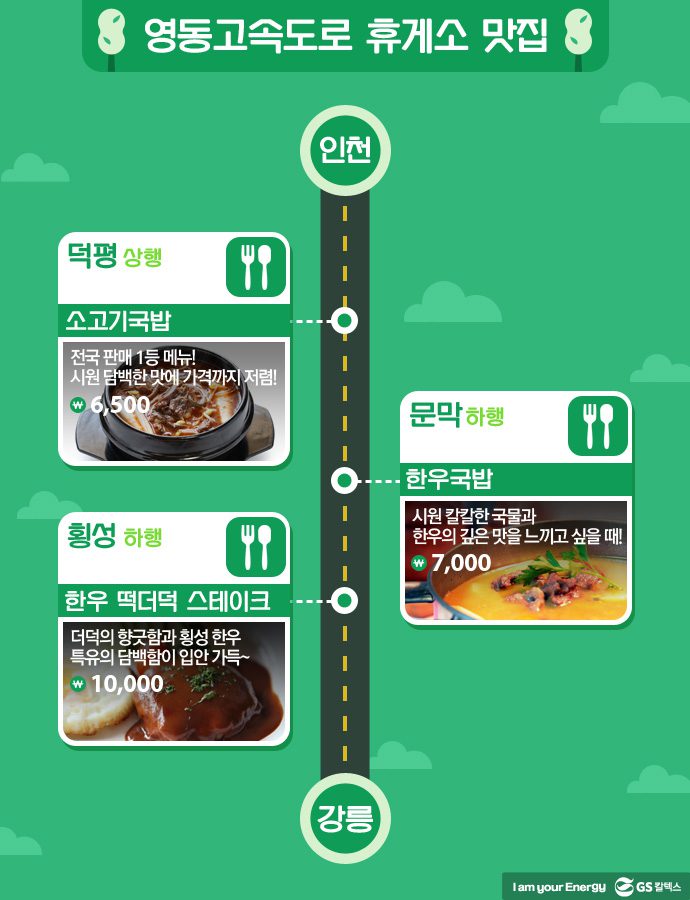 영동고속도로 휴게소 맛집