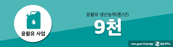 GS칼텍스 윤활유 사업. 윤활유 생산능력.