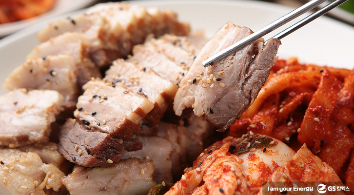 김장 김치와 수육