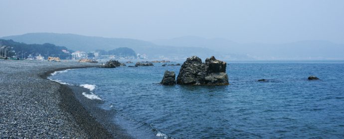 학동 몽돌해수욕장