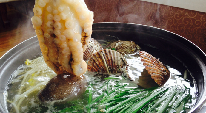 주꾸미 샤브샤브 