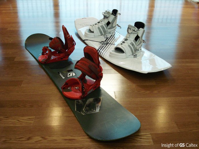 다양한 웨이트보드의 모습