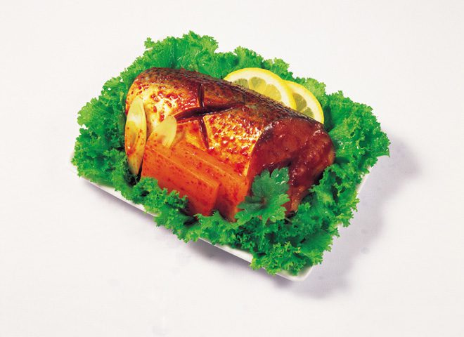 무-조림 고등어조림