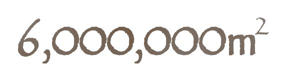 6000000제곱미터