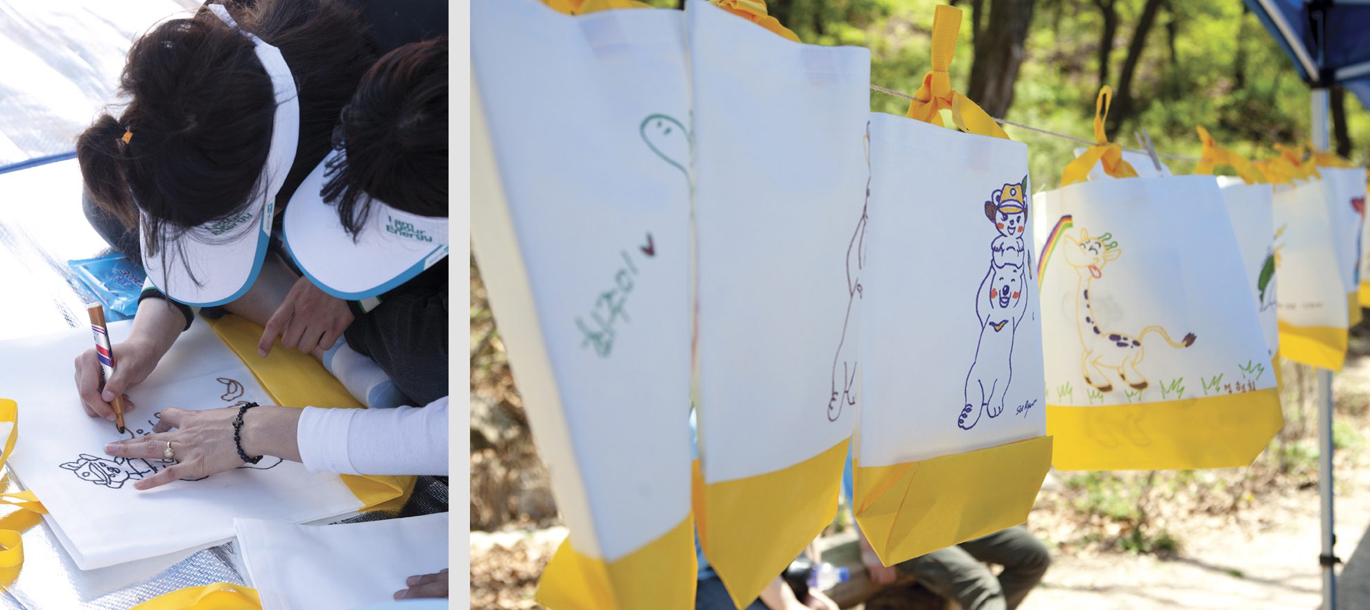 3-2 사회공헌 그림 그리는 모습