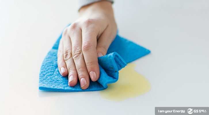 기름 자국 지우는 법, 세탁법