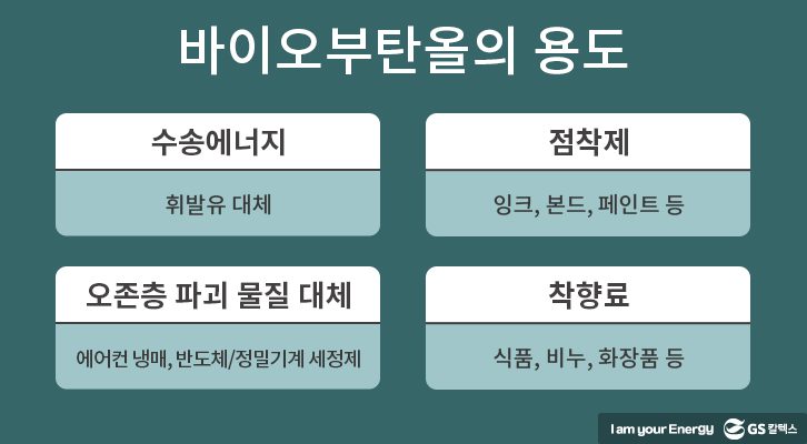 바이오부탄올은 수송 연료・반도체 세정・화장품 착향료로 사용