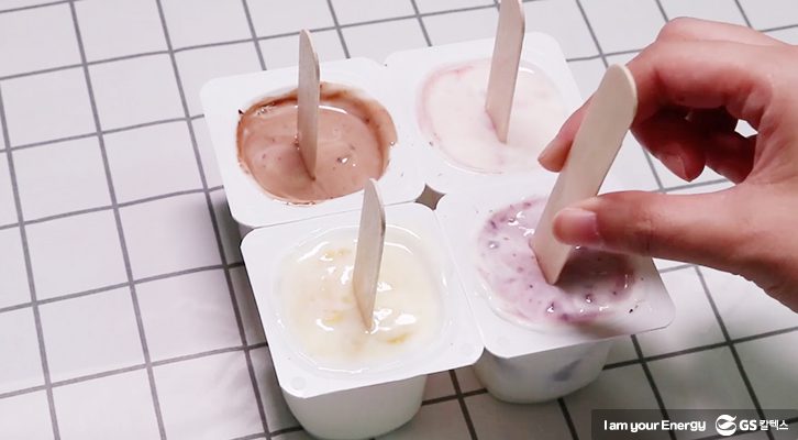아이스크림 막대, 아이스크림 스틱 꽂아주기