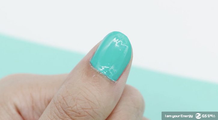 베이스컬러 바르기, 쪽빛 컬러