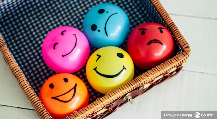 다양한 감정을 드러내는 아동의 표정