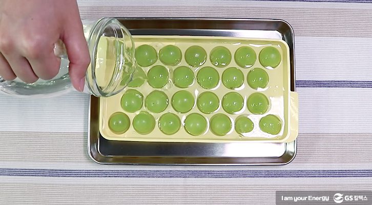 젤라틴 물 붓기, 젤라틴 녹이기