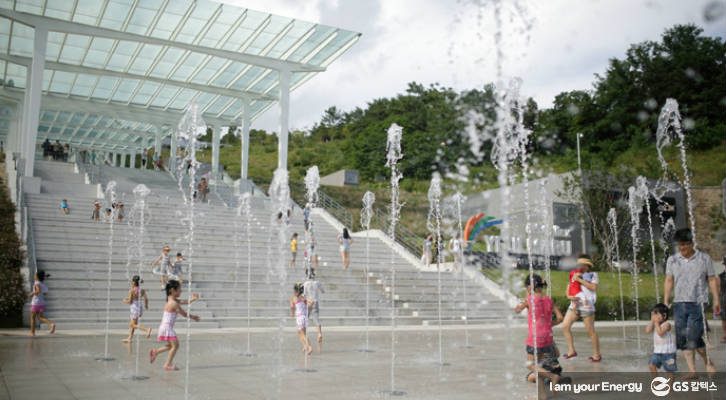 GS칼텍스 여수 예술 문화공간 예울마루의 분수 공간
