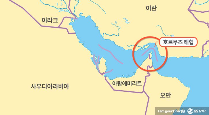 호르무즈해협, 중동 원유 수송