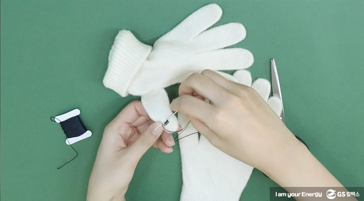 스마트폰 터치장갑 만들기, 전도성 실, 꿀팁