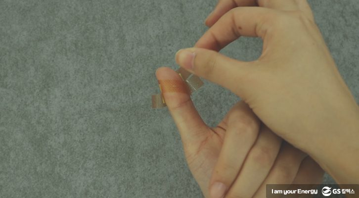밴드 붙이기, 손가락 밴드, 꿀팁, 밴드