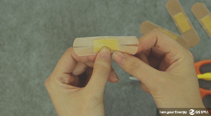 밴드 붙이기, 손가락 밴드, 꿀팁, 밴드