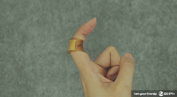 밴드 붙이기, 손가락 밴드, 꿀팁, 밴드