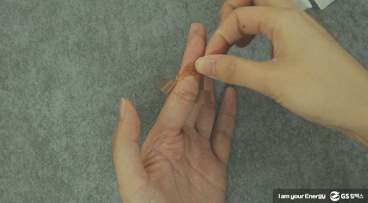 밴드 붙이기, 손가락 밴드, 꿀팁, 밴드