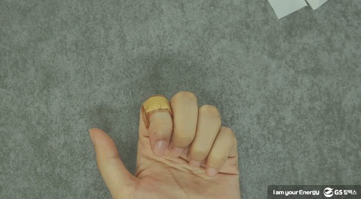 밴드 붙이기, 손가락 밴드, 꿀팁, 밴드