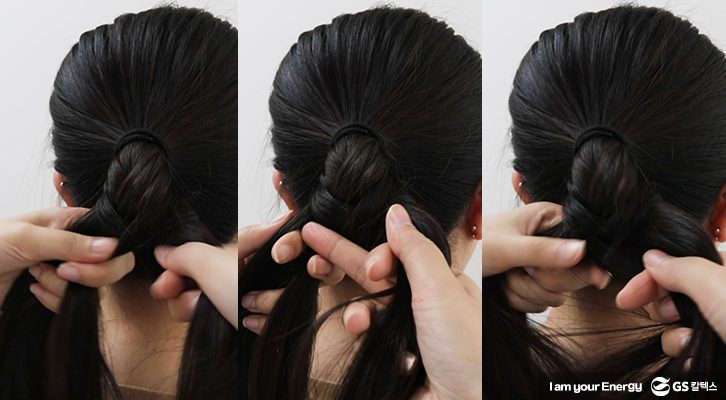 지네머리, 머리땋기, 머리묶기, 머리 묶는 법, 머리 땋는 법