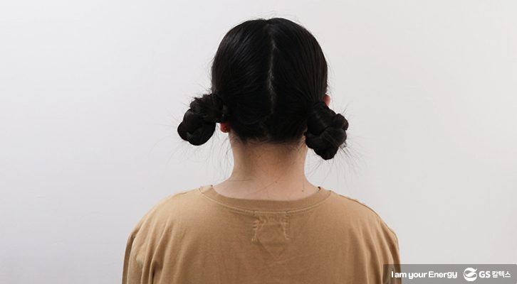머리땋기, 머리묶는 법, 뿌까머리, 만두머리, 양갈래머리