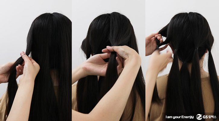 머리땋기, 머리묶는 법