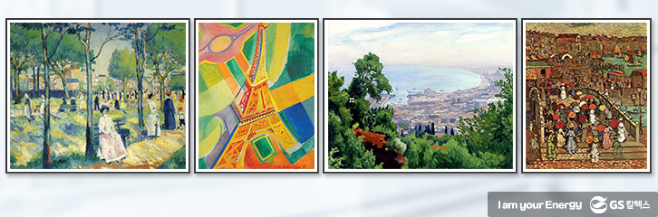 GS칼텍스 캘린더, 도시 명화