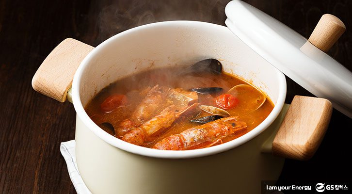 토마토 해산물 수프
