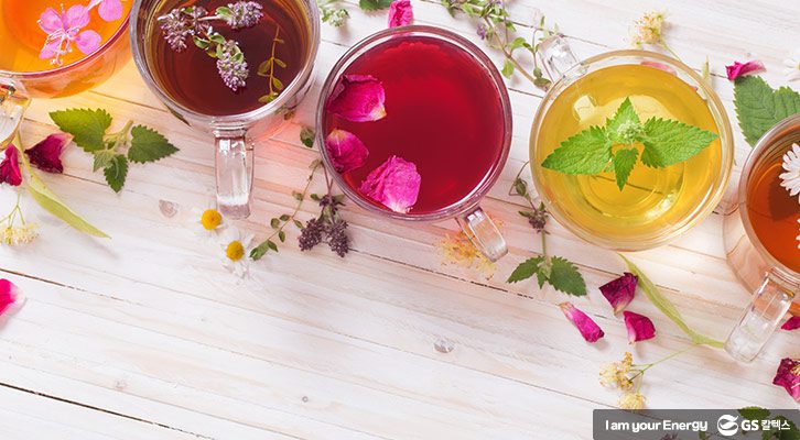 봄철 에너지 충전! 몸에 좋은 꽃차