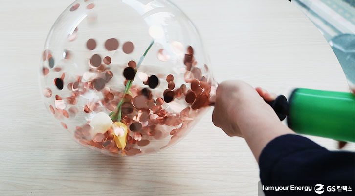 버블플라워만들기_풍선바람넣기