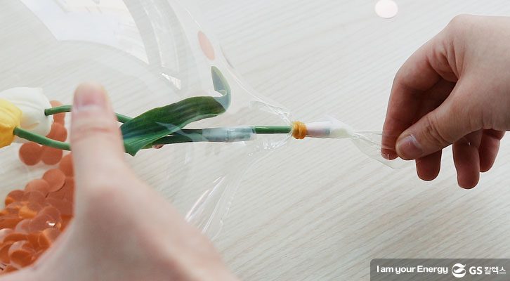 버블플라워만들기_꽃 고정하기_2