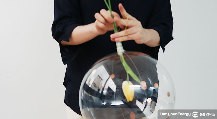 버블플라워만들기_꽃대연결하기