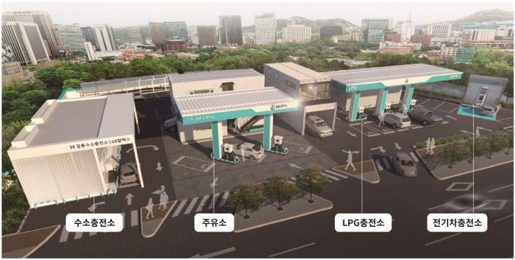 [사진 2] 서울 강동구 소재 GS칼텍스 융복합 에너지 스테이션 조감도