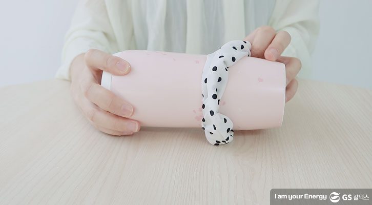 곱창머리끈 꺼내기