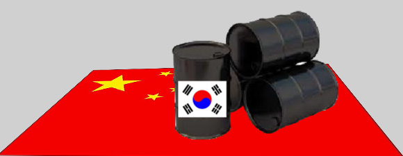 Flag of Brazil 중국과 한국