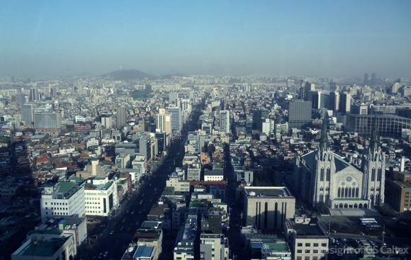 GS타워에서 보는 서울시내의 전경