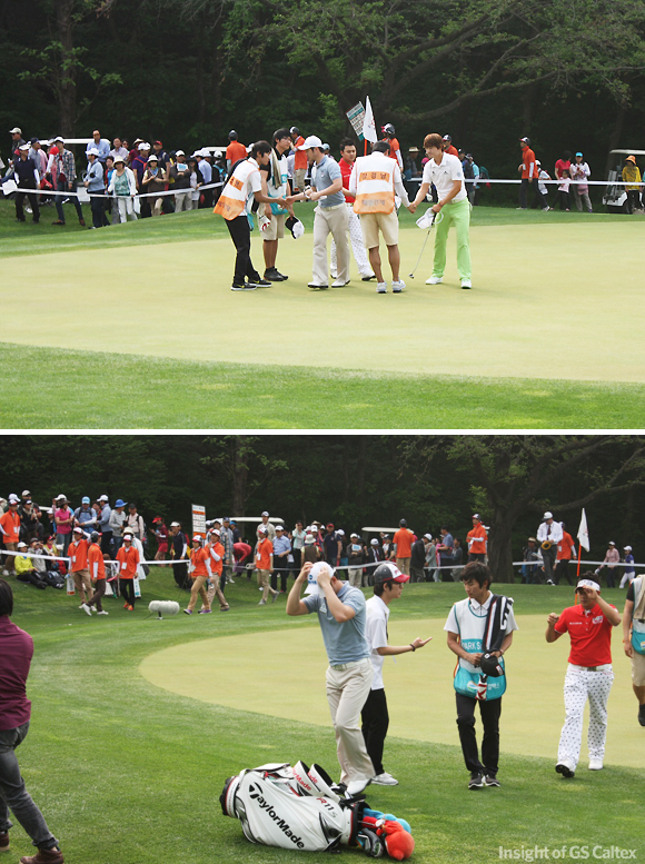 강경남 선수……내일도 있어요~