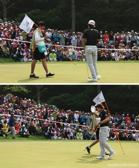 제 31회 GS칼텍스 매경오픈 골프대회의 마무리 현장 모습