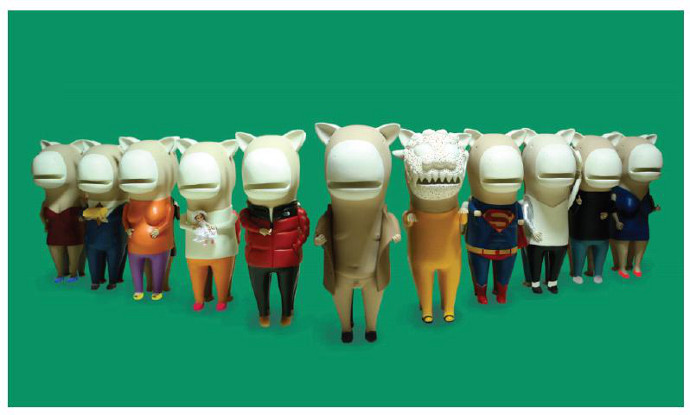 김씨아저씨2 작품의 가장 중앙에 서있는 분이 바로 위에서 봤던 김씨아저씨입니다.