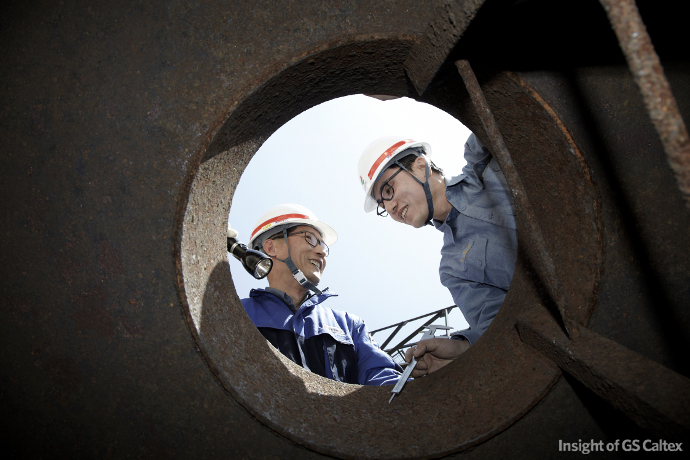 한남테크노 20년이 넘는 기간 동안 GS칼텍스와 함께해온 한남테크노. 양사가 함께 성장해 나아가는 모습이 참 보기 좋습니다. C-: