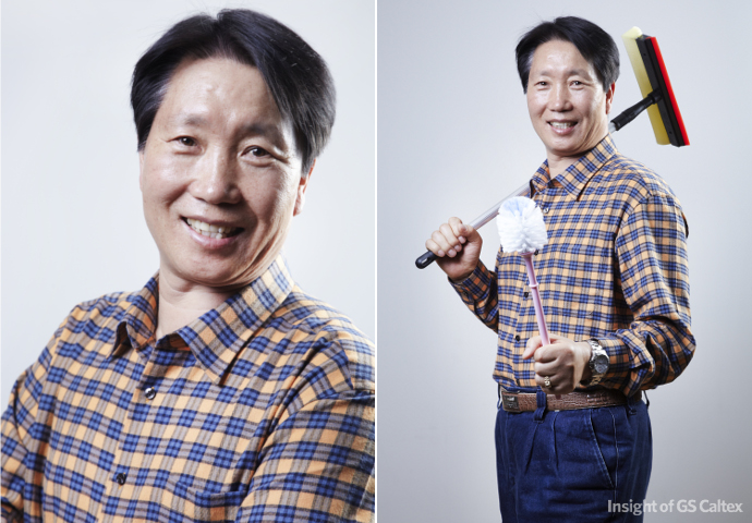 자신의 나눔이 누군가에게 힘이되고, 행복한 삶을 살아갈 수 있는 자생력을 키워줬으면 좋겠다고 이야기 하는 김태호 생산전문가