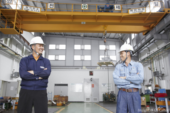 탄탄한 기술력과 더불어 GS칼텍스와의 원활한 협업이 원활한 정비작업의 밑바탕이 된다고 이야기하는 김현봉 이사