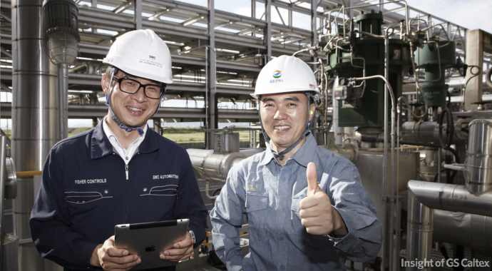 GS칼텍스의 여수공장 생산공정 자동화를 든든하게 지원해주고 있는 SMC AUTOMATION 을 항상 응원합니다 C-: