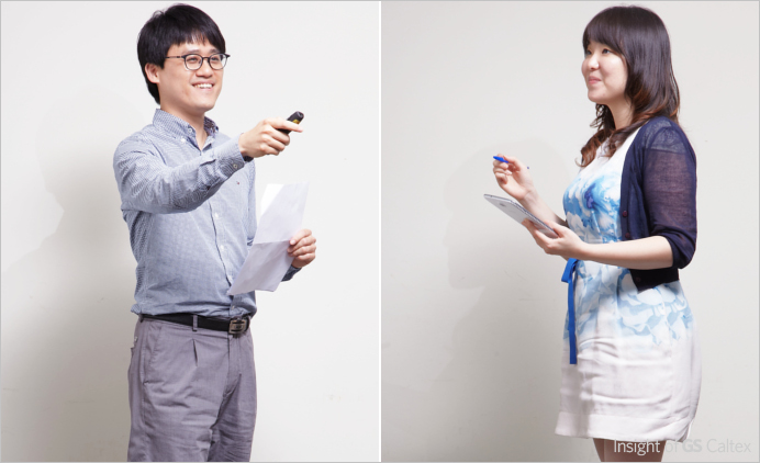 GS칼텍스 S&T 최적화 팀, 이민호 과장, 조직문화 팀, 윤혜령 사원