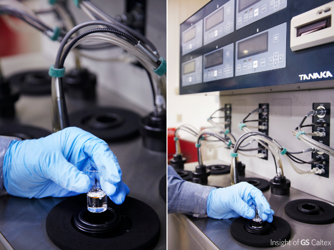 기초유분이라는 의미로 베이스오일로 불리는 윤활기유