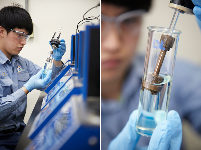  GS칼텍스는 고유황 등·경유를 고온고압 하에서 촉매와 수소를 이용하여 탈황하는 등·경유 수첨 탈황 시설(Kero-Diesel HydroDeSulfurizationUnit, KD-HDS) 보유